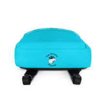 Load image into Gallery viewer, Backpack Aqua Blue Moose Silhouette