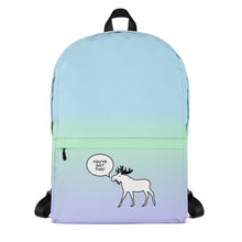 Load image into Gallery viewer, Backpack Blue Lime Green Periwinkle You've Got This