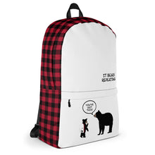 Load image into Gallery viewer, Backpack It Bears Repeating Words On Top
