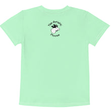 Load image into Gallery viewer, Kids Crew Neck T-shirt Lime Green Bear Reading