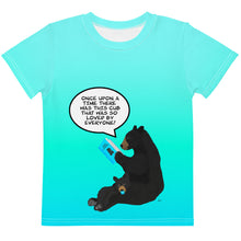 Load image into Gallery viewer, Kids Crew Neck T-shirt Aqua Green Blue Once Upon A Time