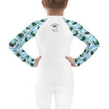 Load image into Gallery viewer, Kids Rash Guard Bear Stories White