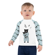 Load image into Gallery viewer, Kids Rash Guard Bedtime Bear