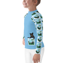 Load image into Gallery viewer, Kids Rash Guard Blue Bear Stories