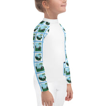 Load image into Gallery viewer, Kids Rash Guard Bear Stories White