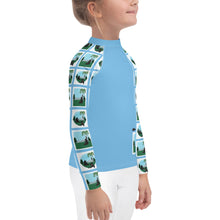 Load image into Gallery viewer, Kids Rash Guard Blue Bear Stories