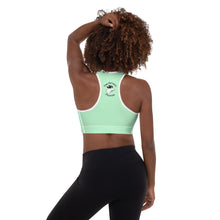 Load image into Gallery viewer, Padded Sports Bra Lime Green Be Kind