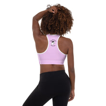 Load image into Gallery viewer, Padded Sports Bra Bright Pink Be Kind