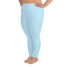 Load image into Gallery viewer, Plus Size Leggings Blue Moose Silhouette