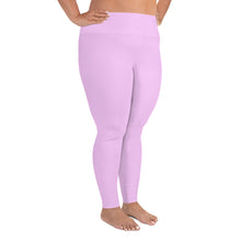 Load image into Gallery viewer, Plus Size Leggings Bright Pink Be Kind