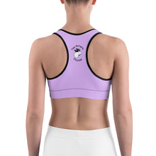 Load image into Gallery viewer, Sports Bra Purple The Artistic Moose