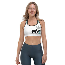 Load image into Gallery viewer, Sports Bra Aqua Time For A Hug