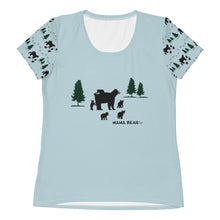 Load image into Gallery viewer, Women's Athletic T-shirt Mama & Sixcublets