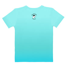 Load image into Gallery viewer, Women's T-shirt Aqua Green Blue I Love You Nana