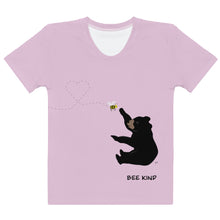 Load image into Gallery viewer, Women's T-shirt Mauve Bee Kind