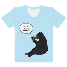 Load image into Gallery viewer, Women's T-shirt Light Blue I Love You Mimi