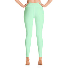 Load image into Gallery viewer, Yoga Leggings Lime Green Be Kind