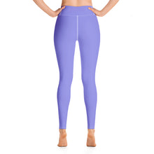 Load image into Gallery viewer, Yoga Leggings Purple Yellow Sky Moose Silhouette