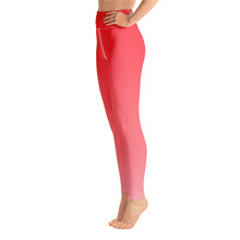 Load image into Gallery viewer, Yoga Leggings Coral Gradient