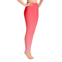 Load image into Gallery viewer, Yoga Leggings Coral Gradient