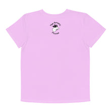 Load image into Gallery viewer, Youth Crew Neck T-shirt Bright Pink Grandma Is Proud Of You