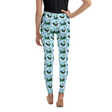 Load image into Gallery viewer, Youth Leggings Bear Stories Bearly Sleeping