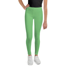 Load image into Gallery viewer, Youth Leggings Green Birch Bark Moose