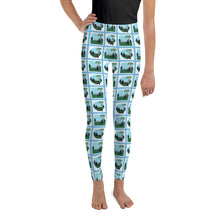 Load image into Gallery viewer, Youth Leggings Bear Stories Bearly Sleeping