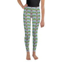 Load image into Gallery viewer, Youth Leggings Birch Bark Moose