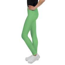 Load image into Gallery viewer, Youth Leggings Green Birch Bark Moose