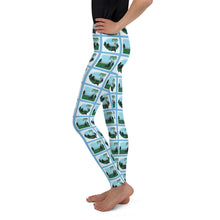 Load image into Gallery viewer, Youth Leggings Bear Stories Bearly Sleeping