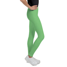 Load image into Gallery viewer, Youth Leggings Green Birch Bark Moose