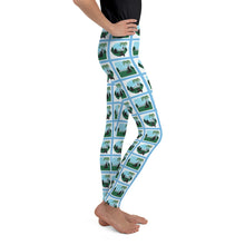 Load image into Gallery viewer, Youth Leggings Bear Stories Bearly Sleeping
