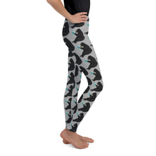Load image into Gallery viewer, Youth Leggings Bear Reading