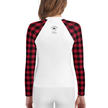 Load image into Gallery viewer, Youth Rash Guard Time For A Bear Hug