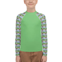 Load image into Gallery viewer, Youth Rash Guard Birch Bark Moose