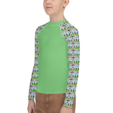 Load image into Gallery viewer, Youth Rash Guard Birch Bark Moose
