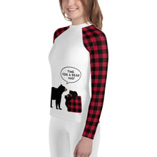 Load image into Gallery viewer, Youth Rash Guard Time For A Bear Hug
