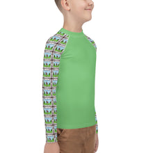 Load image into Gallery viewer, Youth Rash Guard Birch Bark Moose