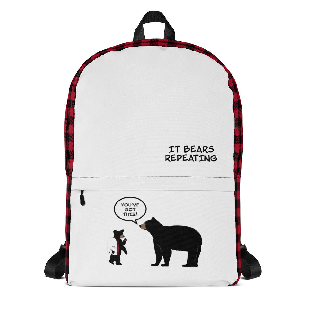 Backpack It Bears Repeating Words On Top