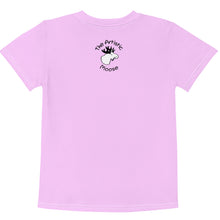 Load image into Gallery viewer, Kids Crew Neck T-shirt Bright Pink Mimi Loves You
