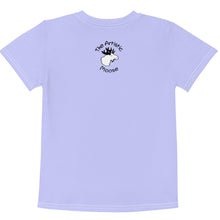 Load image into Gallery viewer, Kids Crew Neck T-shirt Periwinkle Bee Kind
