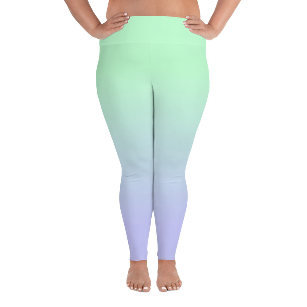 Ombre - Women's Plus Size Printed Leggings