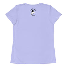 Load image into Gallery viewer, Women&#39;s Athletic T-shirt Periwinkle I Love You Nana
