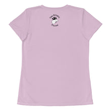 Load image into Gallery viewer, Women&#39;s Athletic T-shirt Mauve I Miss You Mimi
