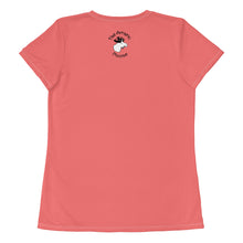 Load image into Gallery viewer, Women&#39;s Athletic T-shirt Coral I Miss You Mom
