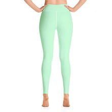 Load image into Gallery viewer, Yoga Leggings Lime Green Be Kind
