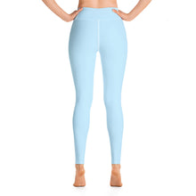 Load image into Gallery viewer, Yoga Leggings Blue Moose Silhouette
