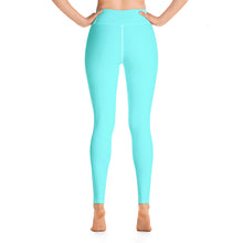 Load image into Gallery viewer, Yoga Leggings Aqua Moose Silhouette
