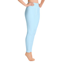 Load image into Gallery viewer, Yoga Leggings Blue Moose Silhouette
